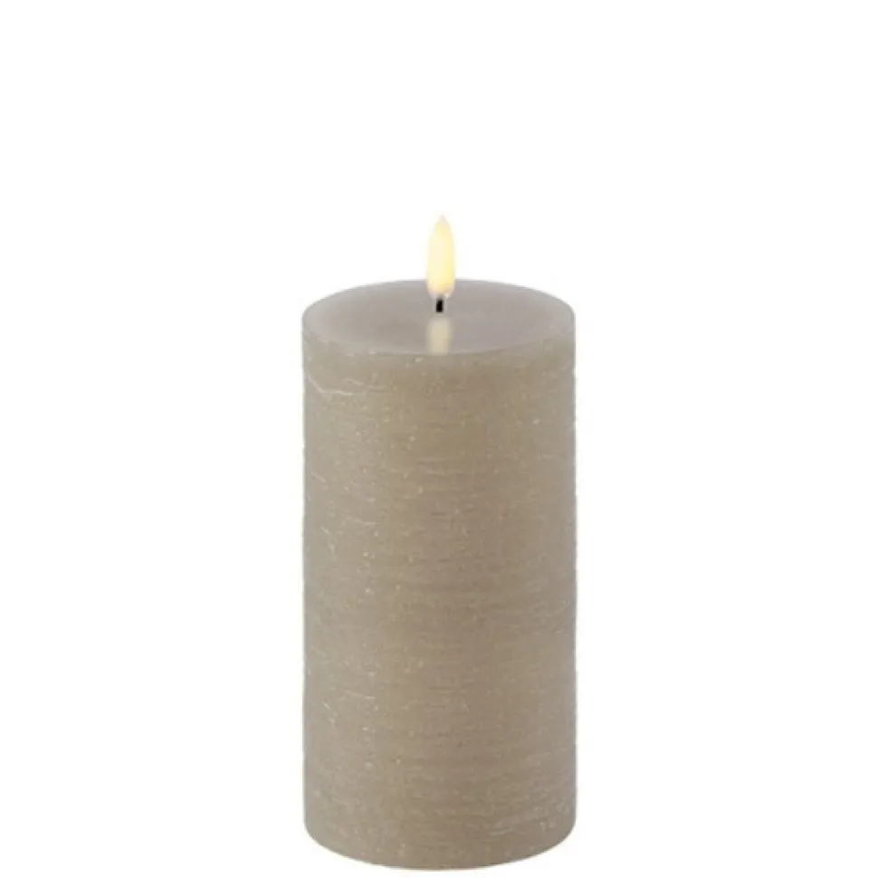 Bloklys (Sandstone) - 7,8 x 15,2 /18 CM) (LED-lys)