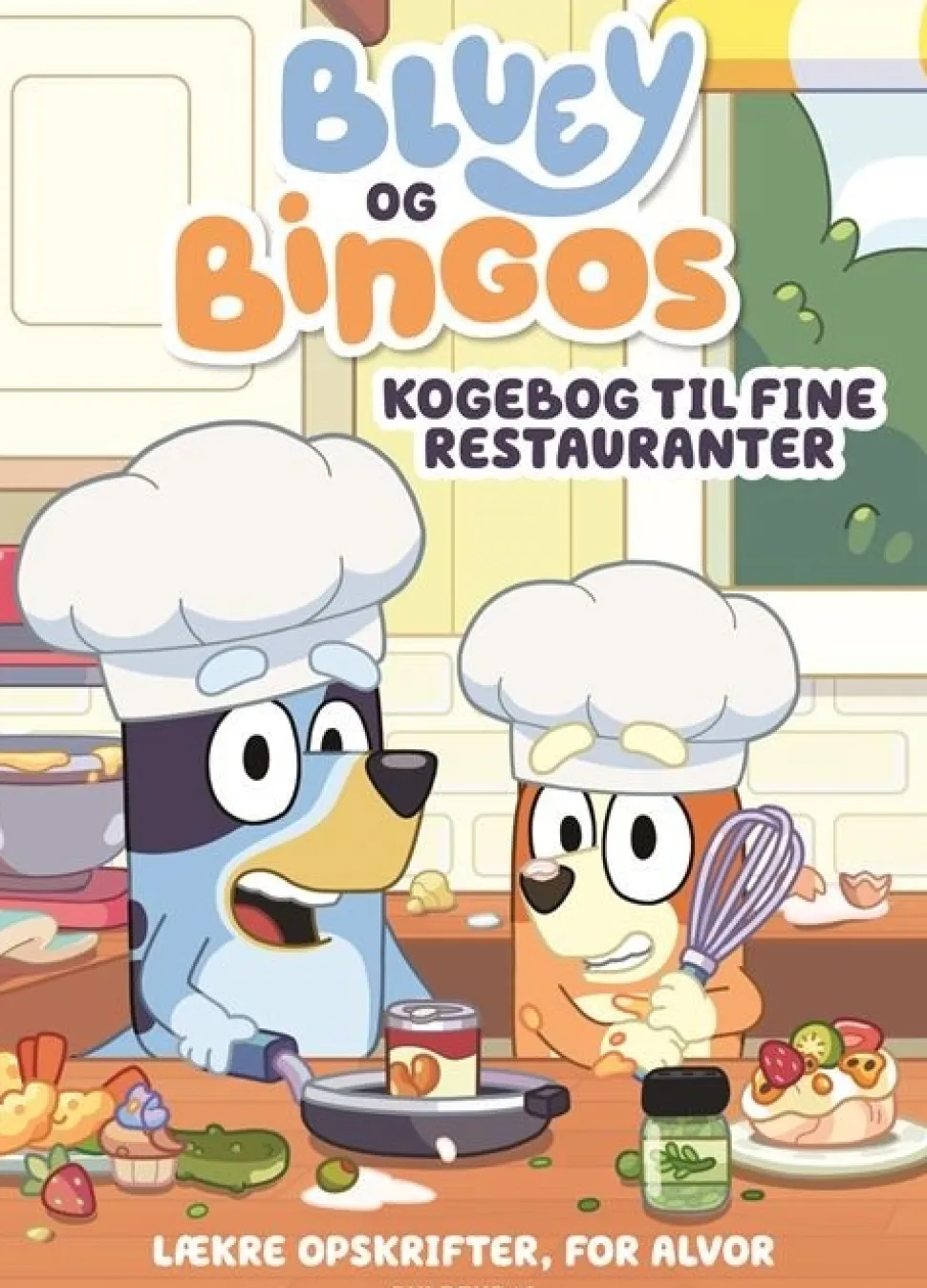Bluey - Bluey og Bingos kogebog til fine restauranter: Lækre opskrifter, for alvor (Bog, Spiralryg, Dansk)