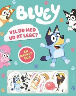Bluey - Vil du med ud at lege?: En magnetbog (Bog, Papbog, Dansk) af Ludo Studio Pty Ltd
