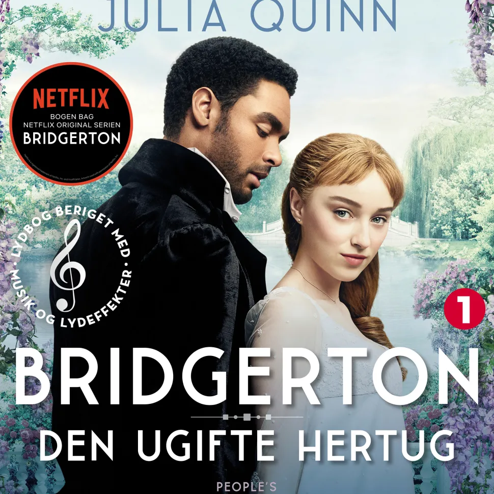 Bridgerton. Den ugifte hertug (beriget med musik og lydeffekter) (Lydbog, zip_mp3, Dansk) af Julia Quinn