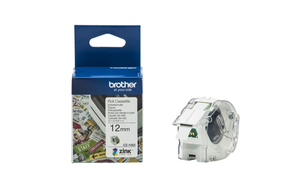 Brother CZ-1002 tape white 12mm x 5m