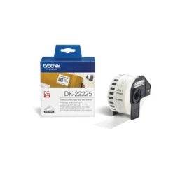 Brother labels 38mmx30,48m white paper