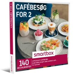 Cafébesøg for 2: 1 cafébesøg for 2 personer (Oplevelsesgave, Gavekort)