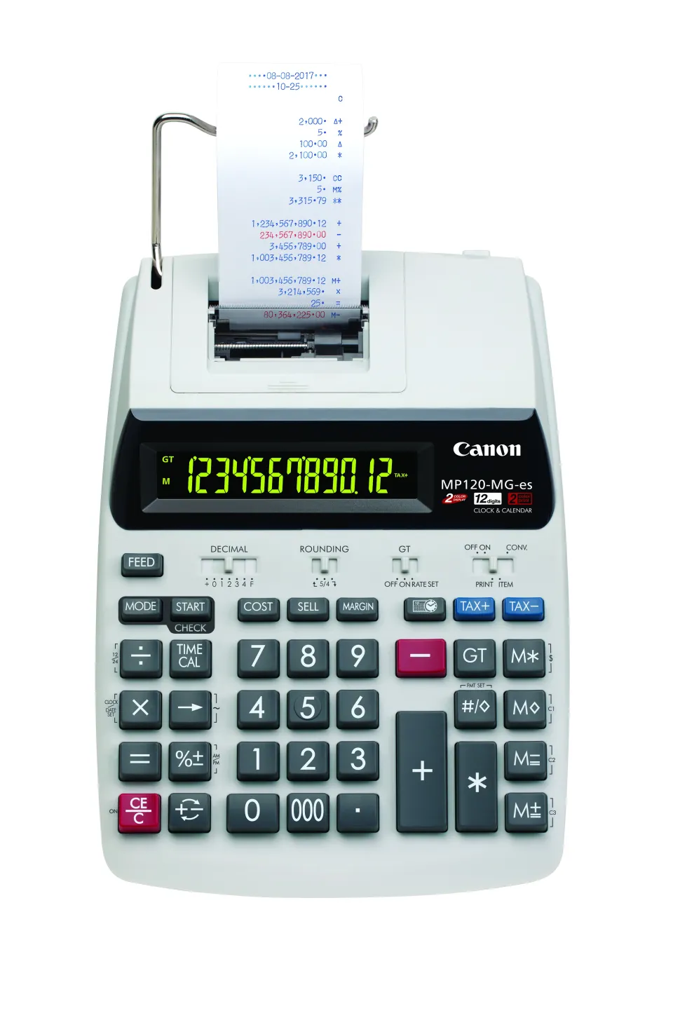 Canon MP120-MG-ES II printing calculator