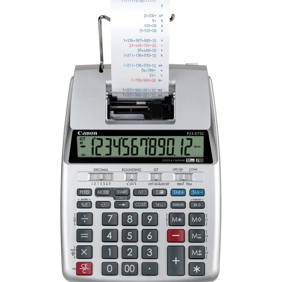 Canon P23-DTSC II desktop printing calculator
