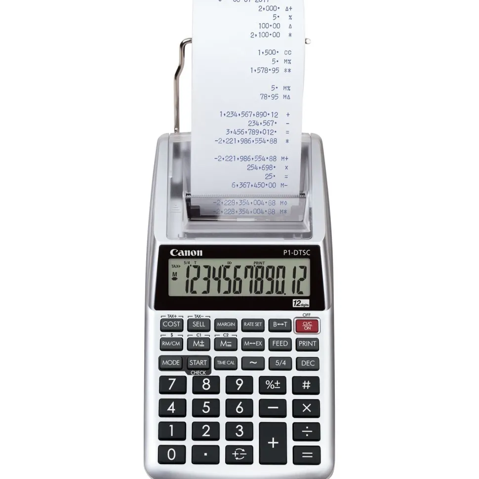 Canon P1-DTSC printing calc. w/o adapter