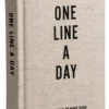 Canvas One Line a Day: A Five-Year Memory Journal (Diary or journal, Engelsk)