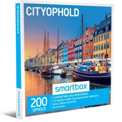 Cityophold: 1 overnatning med morgenmad for 2 personer (Oplevelsesgave, Gavekort)