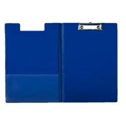 Clipboard m/forside PP A4 blå (Kontorartikler)