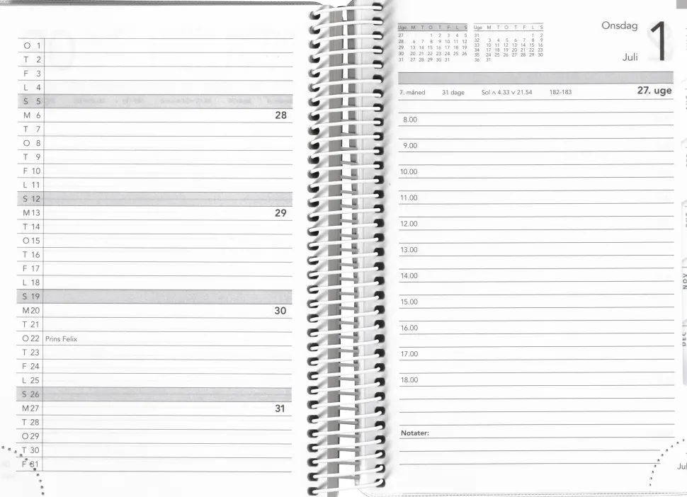 Dagkalender Mayland Basic 2021
