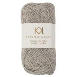 Dark Grey - Recycled Bottle Yarn 3003 - KK Økologisk garn fra Karen Klarbæk