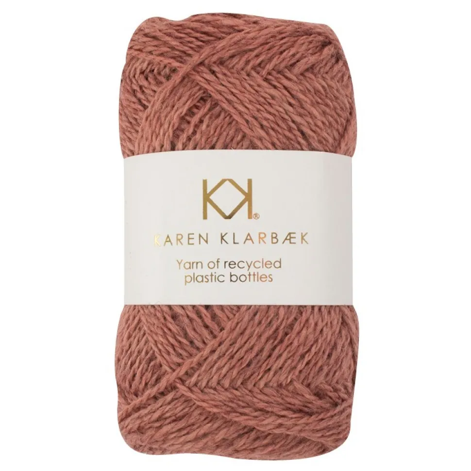 Dark Old Rose - Recycled Bottle Yarn 3006 - KK Økologisk garn fra Karen Klarbæk