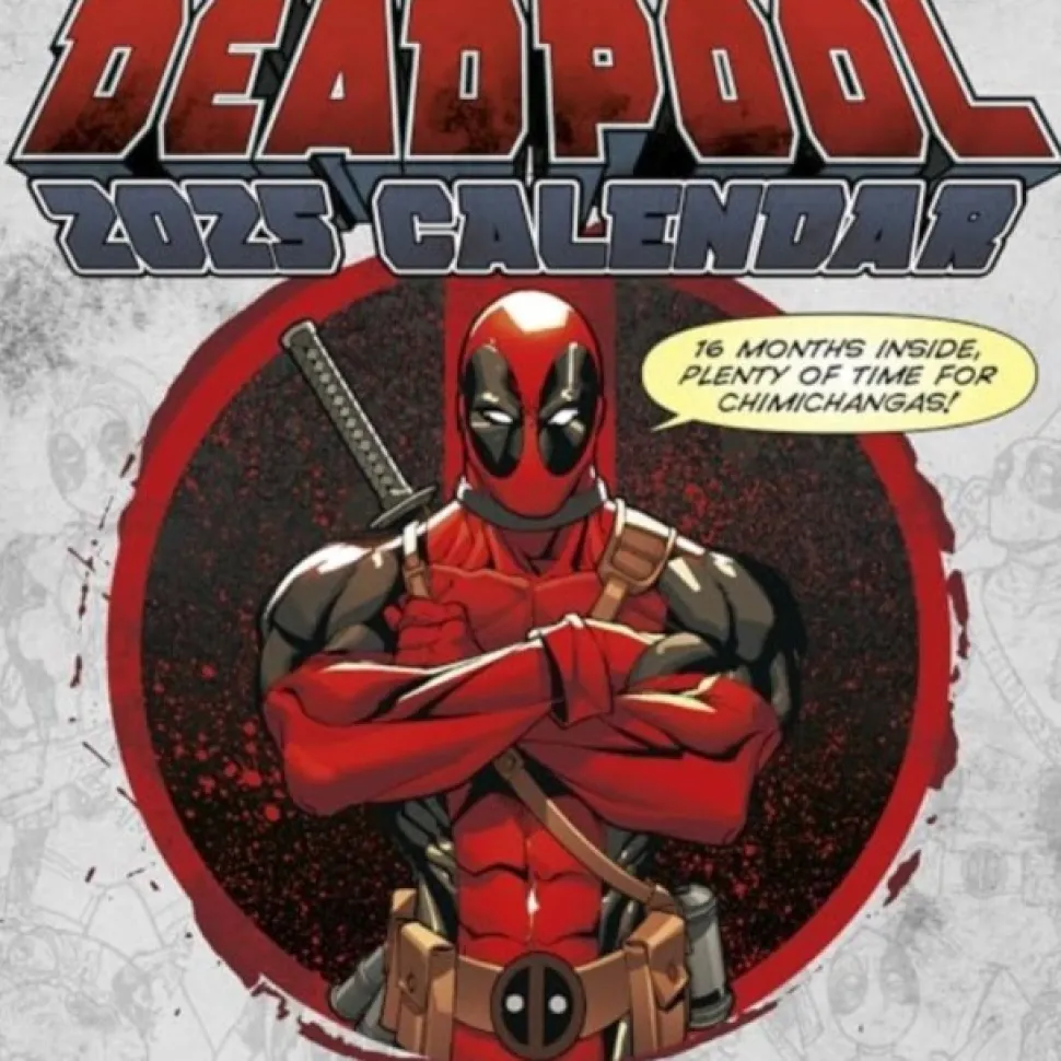 Deadpool 2025 Square Calendar (Kalender, Calendar, Engelsk)
