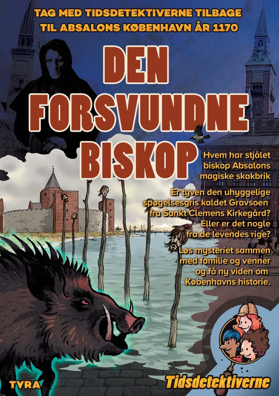 Den forsvundne biskop: Tidsdetektivjagt i København i 1170 (Spil, Hæftet, Dansk) af Hanne Fabricius