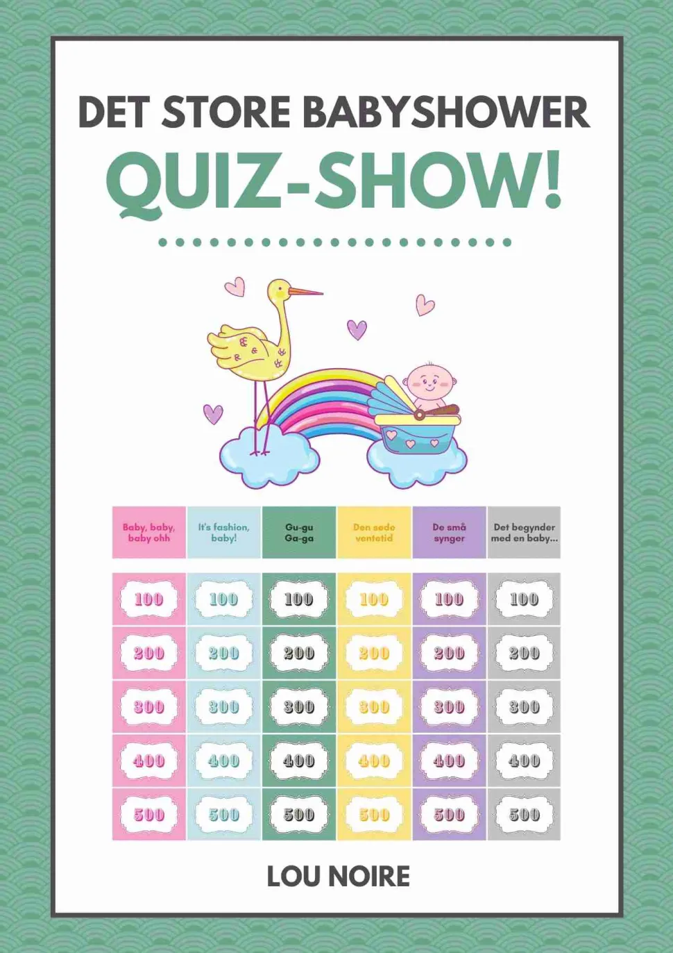 Det Store Babyshower Quiz-Show (Ebog, pdf, Dansk) af Lou Noire