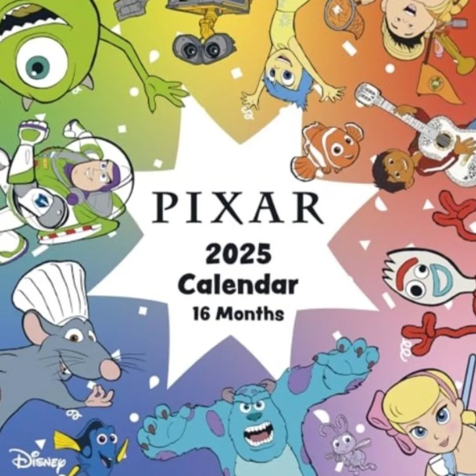 Disney Pixar (Collection) 2025 Square Calendar (Kalender, Calendar, Engelsk)