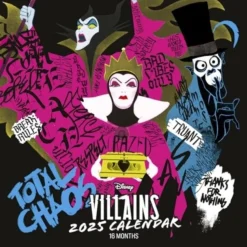 Disney Villains (Deviant Distortion) 2025 Square Calendar (Kalender, Calendar, Engelsk)