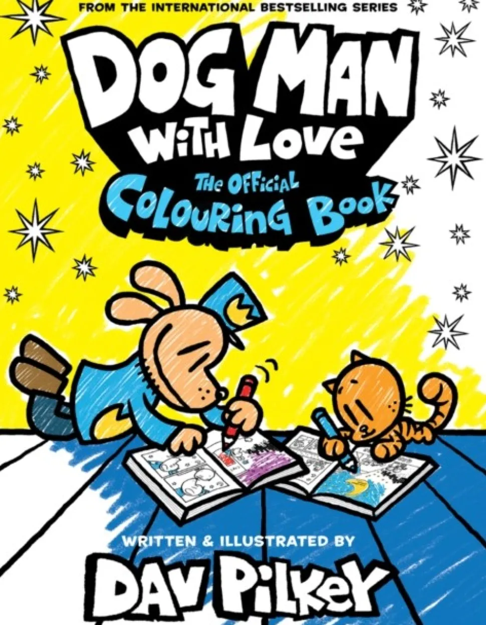 Dog Man With Love: The Official Colouring Book (Bog, Paperback / softback, Engelsk) af Dav Pilkey