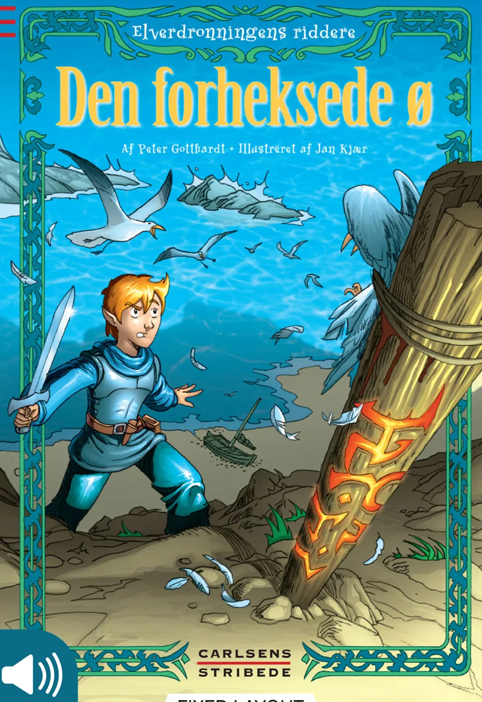 Elverdronningens riddere 2: Den forheksede ø (Ebog, epub, Dansk) af Peter Gotthardt