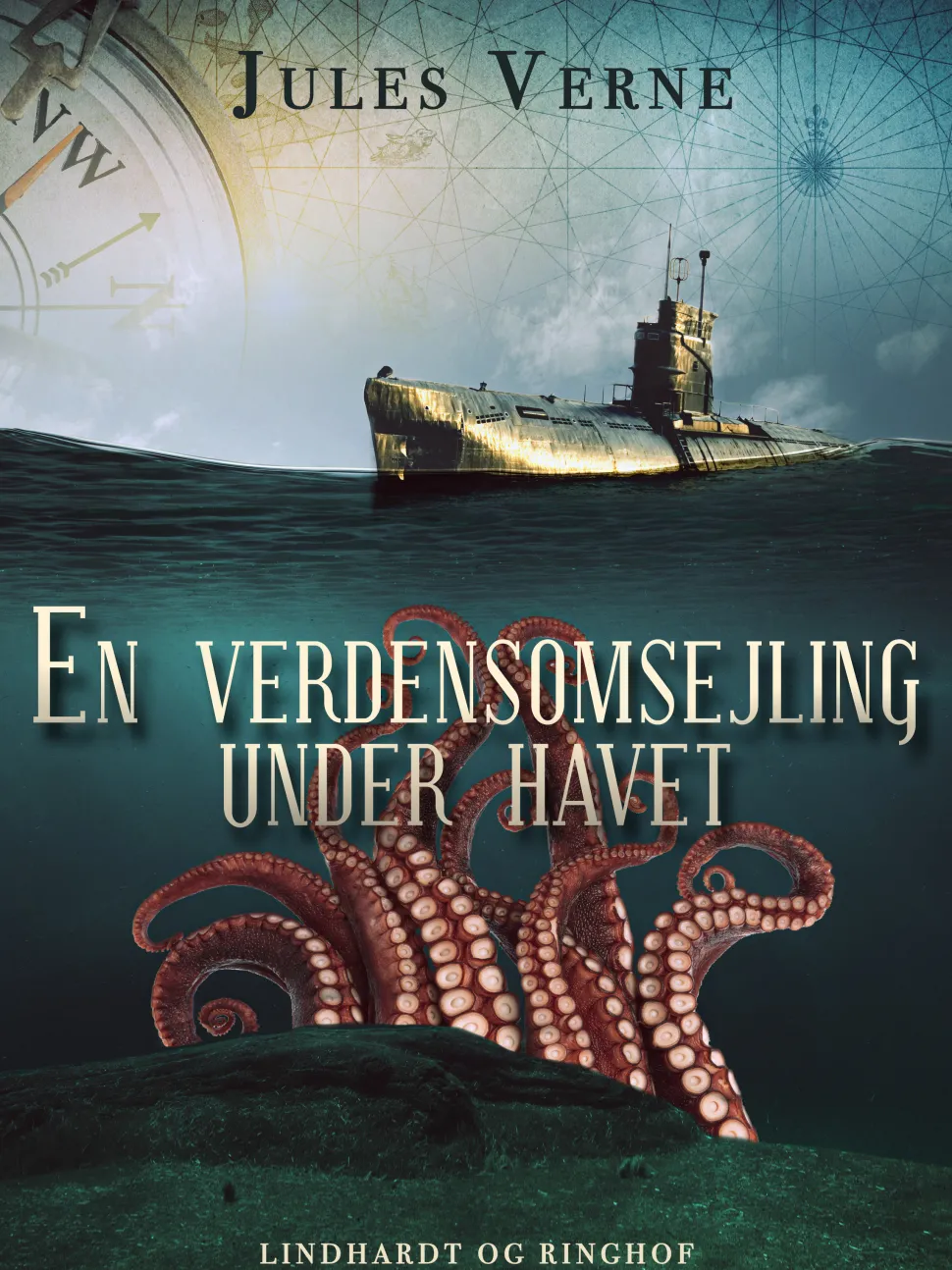 En verdensomsejling under havet (Ebog, epub, Dansk) af Jules Vernes