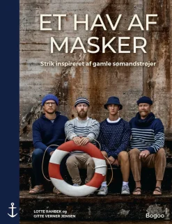 Et hav af masker: Strik inspireret af gamle sømandstrøjer (Bog, Hardback, Dansk) af Lotte Rahbek & Gitte Verner Jensen