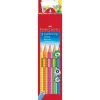 Faber-Castell Jumbo GRIP Neon 5x (Skriveredskaber)