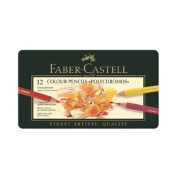 Faber-Castell Polychromos farveblyanter 12 stk (Skriveredskaber)