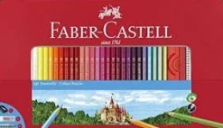 Faber-Castell Tinæske Farveblyant 60stk (Skriveredskaber)