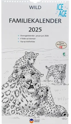 Familiekalender - Wild - 2025