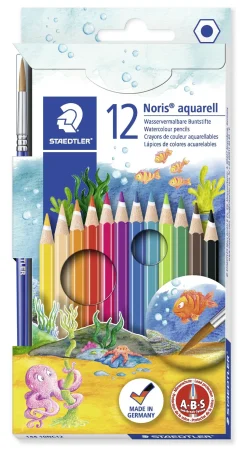 Farveblyant Noris akvarel ass (12) (Kontorartikler)