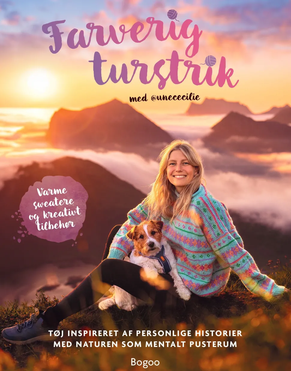 Farverig turstrik: med @unececilie (Bog, Hardback, Dansk) af Une Cecilie Oksvold