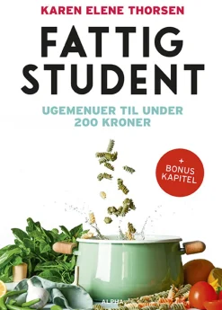Fattig student: Ugemenuer til under 200 kroner (Bog, Hardback, Dansk) af Karen Elene Thorsen