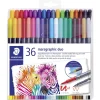 Fiberpen Marsgraphic Duo penseltusser (36) (Kontorartikler)