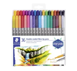 Fiberpen tusser dobbelt ass (36) (Kontorartikler)