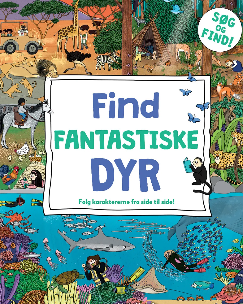 Find fantastiske dyr (Bog, Papbog, Dansk)
