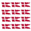 Flag split oblat (Klistermærker)