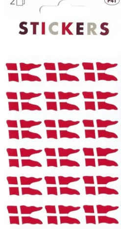 Flag split oblat (Klistermærker)