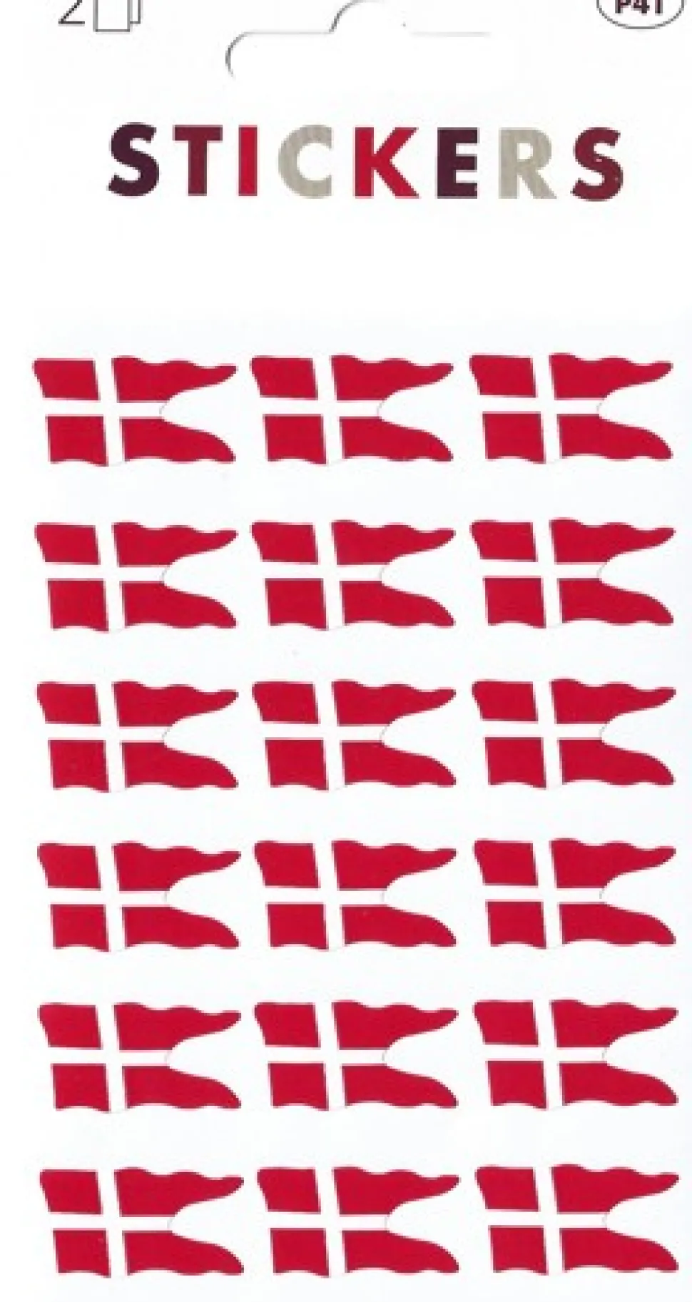 Flag split oblat (Klistermærker)
