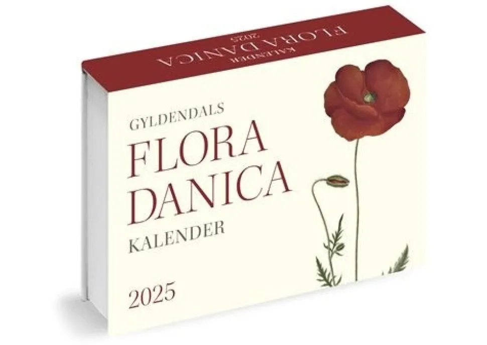 Flora Danica-kalender 2025 (Bog, Indbundet, Dansk) af Gyldendal