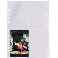 Fotolomme 80my PP glasklar 10x15 A4 (25) (Kontorartikler)