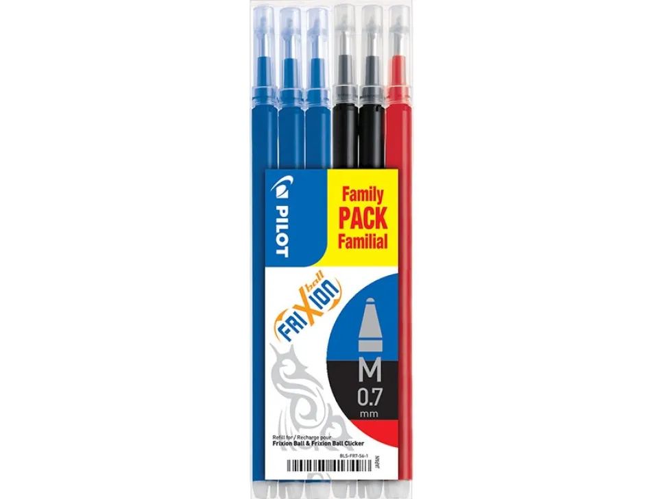 Frixion Clicker 0,7 refill ass (6) (Kontorartikler)