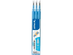 Frixion Clicker 0,7 refill lyseblå (3) (Kontorartikler)