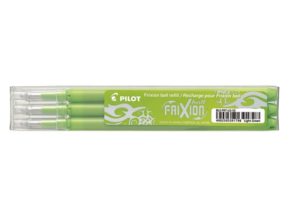 Frixion Clicker 0,7 refill lys grøn (3) (Kontorartikler)