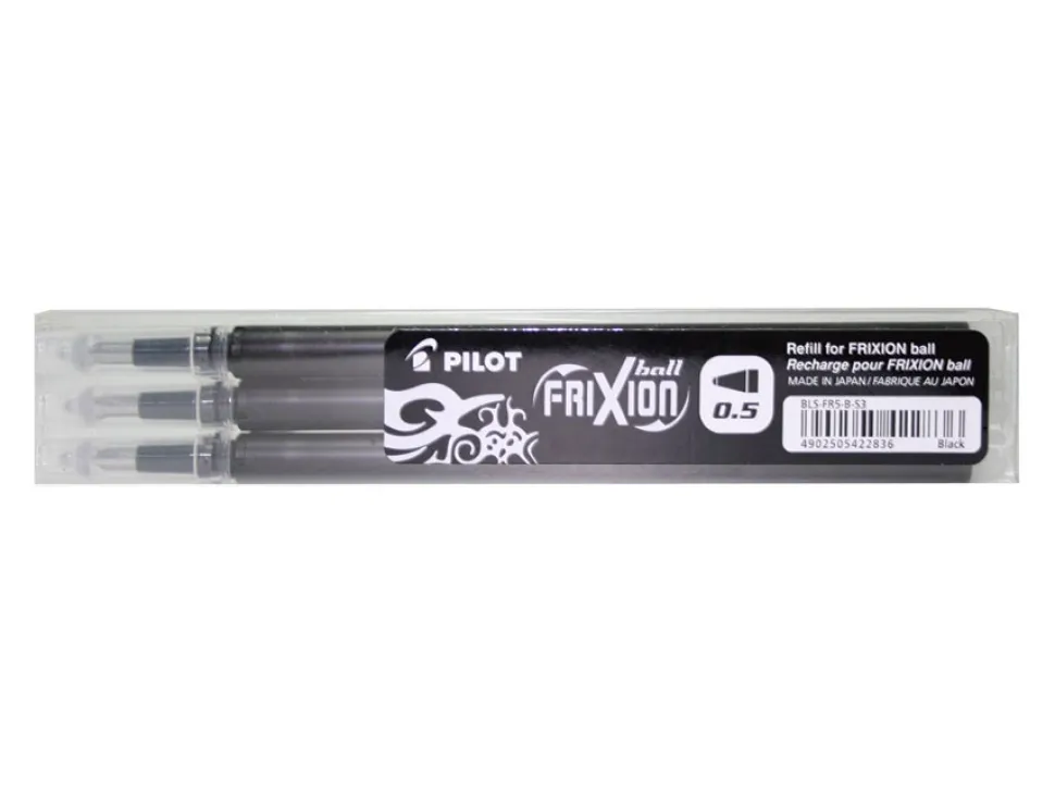 Frixion Clicker 0,5 refill sort (3) (Kontorartikler)
