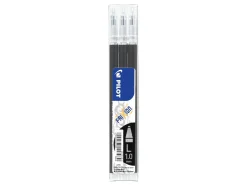 Frixion Clicker 1,0 refilll sort (3) (Kontorartikler)
