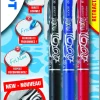 Frixion Clicker m/klik 0,7 blister ass (3) (Kontorartikler)