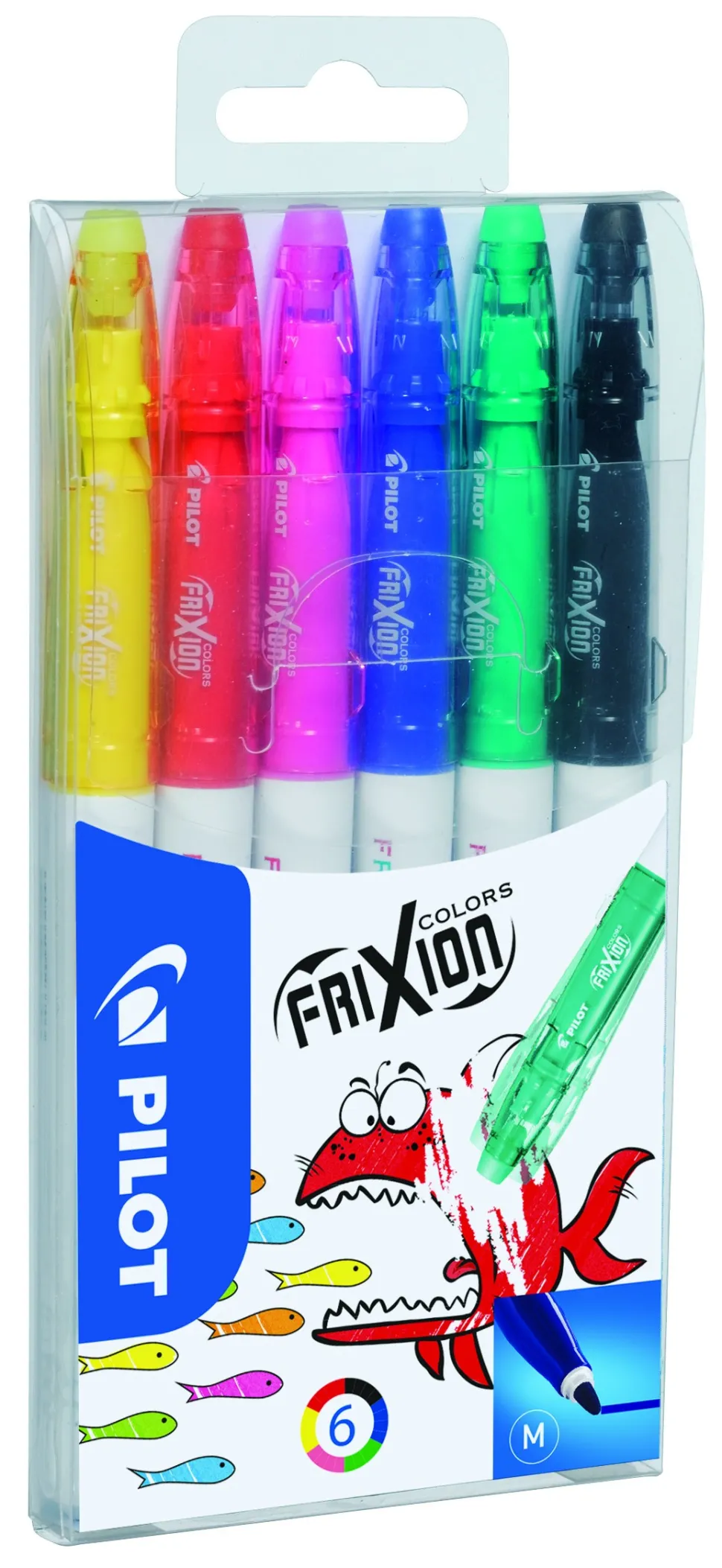 Frixion Colors 0,7 ass farver (6) (Kontorartikler)