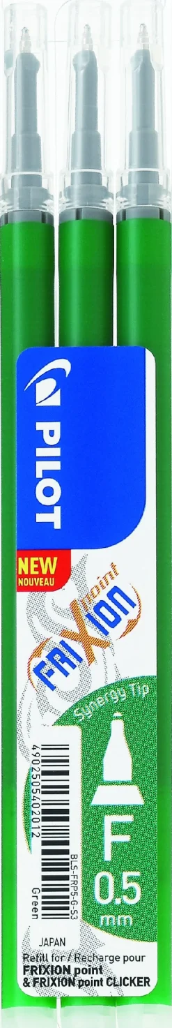 Frixion Point Clicker 0,5 refill grøn (3) (Kontorartikler)