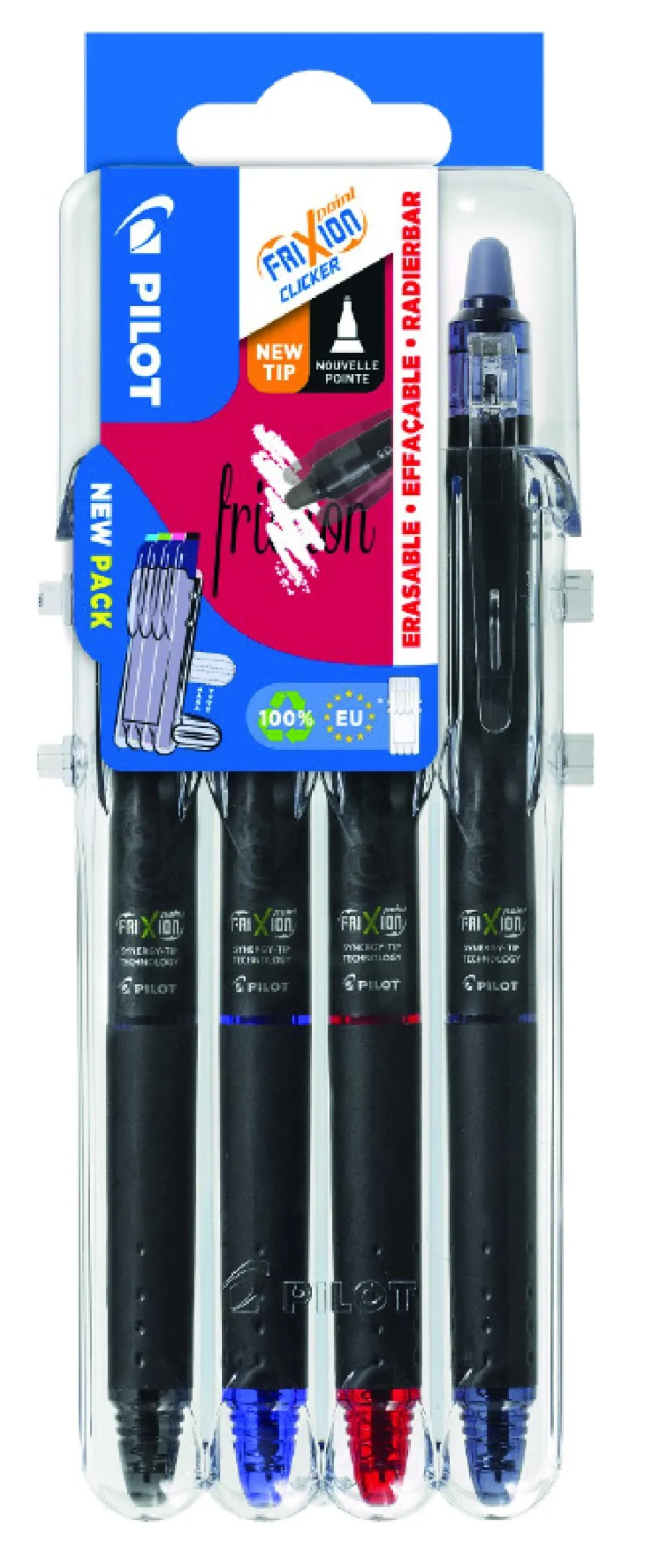Frixion Point Clicker Set2Go 0,5 Basic ass (4) (Kontorartikler)