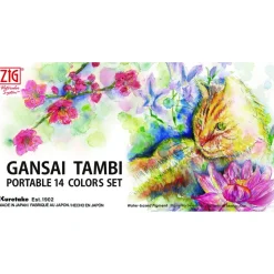 GANSAI TAMBI Portable 14 color set (Kontorartikler)